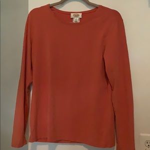 Orange Talbots long sleeve shirt